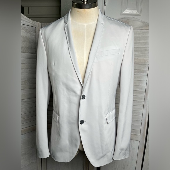 ZARA MAN light gray/silver suit jacket sz44